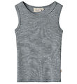 Wheat Undershirt - Wool - Iggy - Melange Grey