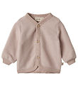 Wheat Cardigan - Wollfleece - Kari - Dry Rose