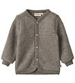 Wheat Cardigan - Wollfleece - Kari - Brown Melange