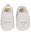 Livly Slippers - Light Beige/White Striped