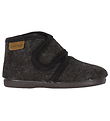 En Fant Slippers - Wool - Chocolate Melange