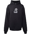 Hound Hettupeysa - Hoddie með útsaumi - Black