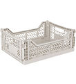 Aykasa Foldable Box - 40x30x15 cm - Midi - Light Grey
