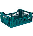 Aykasa Foldable Box - 40x30x15 cm - Midi - Peacock Green