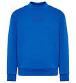 Hummel Sweatshirt - hmlJR Fast Tech Fleece Crew - Olympian Blue