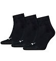 Puma Sneaker-Socken - 3er-Pack - Quarter Plain - Schwarz