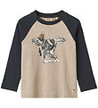 Wheat Bluse - Rolf - Gravel Melange