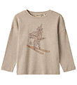 Wheat Blouse - Hanni - Gravel Melange