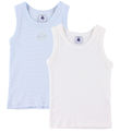 Petit Bateau Undershirt - 2-Pack - White/Blue