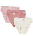 Petit Bateau Slips - 3er-Pack - Rosa/Beige