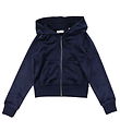 GANT Cardigan - Velours - Evening Blue