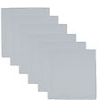 Mininor Spucktücher - 6er-Pack - 70x70 cm - Glacier Grey