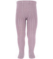 Condor Strumpfhosen - Rib - Pearl