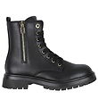 Tommy Hilfiger Saappaat - Lace-Up - Musta