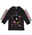 Stella McCartney Kids Sweat Dress - Black w. Stars