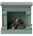 Maileg Miniature Fireplace - Blue