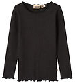 Wheat Bluse - Rib - Reese - Schwarz