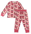 Småfolk Schlafanzug - 2-teilig - Braut Rose m. Heiße Schokolade