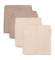 Pippi Hydrofiele Doek - 4-pack - 65x65 cm - Nomade/Beige
