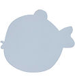 OYOY Diskamotta - Sílikon Placemat - Litla Finn - Ice Blue