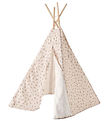 Kids Concept Play Tent - Tips Dot - White/Beige