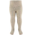 Minymo Tights - Noos - Solid - Silver Mink Melange