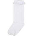Minymo Knee-High Socks - Noos - White