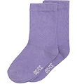 Minymo Ankle Socks - 2-Pack - Noos - Purple Haze