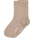 Minymo Sneaker-Socken - 2er-Pack - Noos - Silver Mink Melange