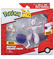 Pokémon Figur - Battle Figure 2er-Pack - Mewtwo Ente Mew