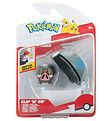 Pokémon Figur - Clip N Go - Lechonk m. Schwerer Ball