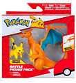 Pokémon Figur - Battle Figure 2er-Pack - Glurak Ente Pikachu