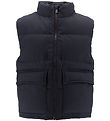 Emporio Armani Daunenweste - Navy m. Logos