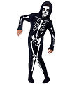 Smiffys Búningur - Skeleton - Svart/Hvítur