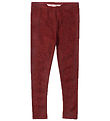 Konges Sløjd Leggings - Roli - Rauður Dahlia