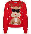 Vero Moda Girl Tröja - Stickad - VmnEwtinsel - Kinesisk Röd