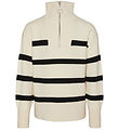Vero Moda Girl Blússa - Prjónað - VmSaba - Birch/Black