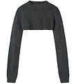 LMTD Bluse - NlfLoted - Strick - Dark Grey Melange