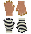Molo Handschuhe 2er-Pack - Strick - Kei - Rose Mist