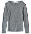 Wheat Blússa - Ull - Alfie - Blandað Grey