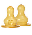 BIBS Bottle teat - 2-Pack - Slow Flow - Natural Rubber
