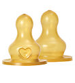 BIBS Bottle teat - 2-Pack - Medium Flow - Natural Rubber