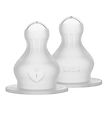 BIBS Bottle teat - 2-Pack - Medium Flow - Silicone