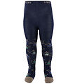 Melton Tights - Wool - Dog Fun - Peacoat Blue