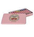 Konges Sløjd Crayons - 10 pcs - Cherry Bows