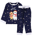 Jule-Sweaters Schlafanzug - Beste Friends - Navy