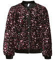 Vero Moda Girl Cardigan - VmBella - Black/Rose Gold Sequin