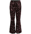 Vero Moda Girl Trousers - VmBella - Black/Rose Gold Sequins