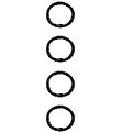 Name It Haargummis - 4er-Pack - NkfAcc-Arise - Black/W. Glitter