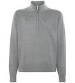 Grunt Blouse - GrLudvig - Knitted - Grey Melange